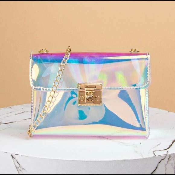 Cute holographic purse. NWOT. - Picture 2 of 5